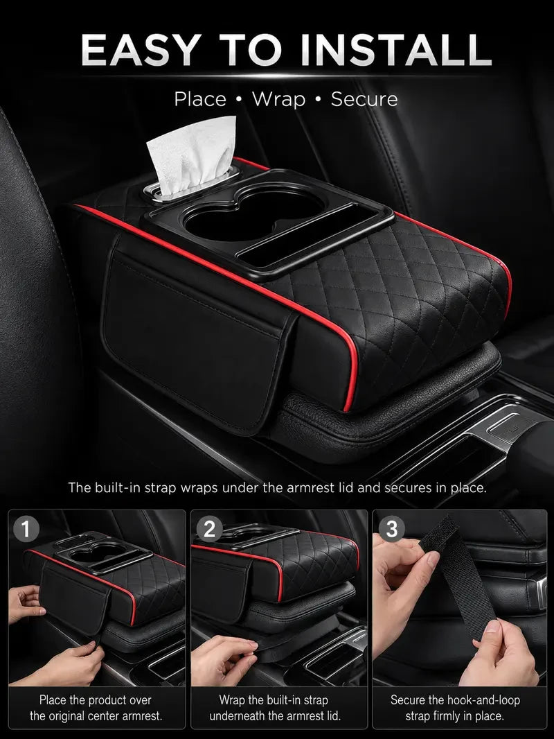 Multifunctional Car Armrest Organizer