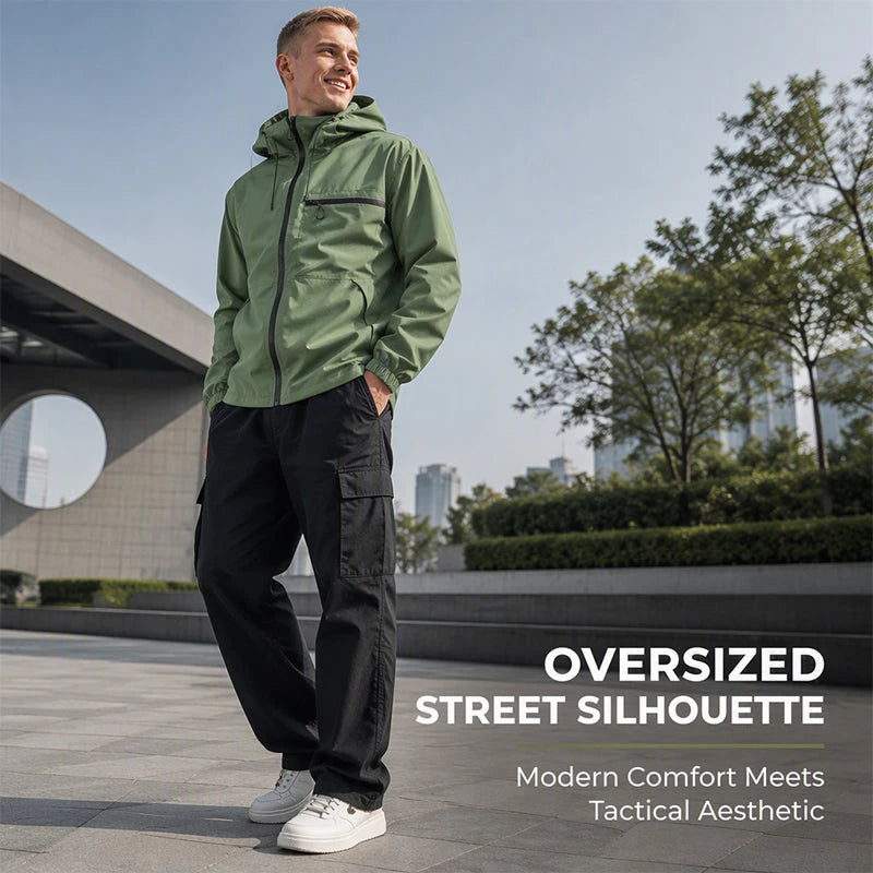Mens Outdoor Waterproof Hooded Jacket