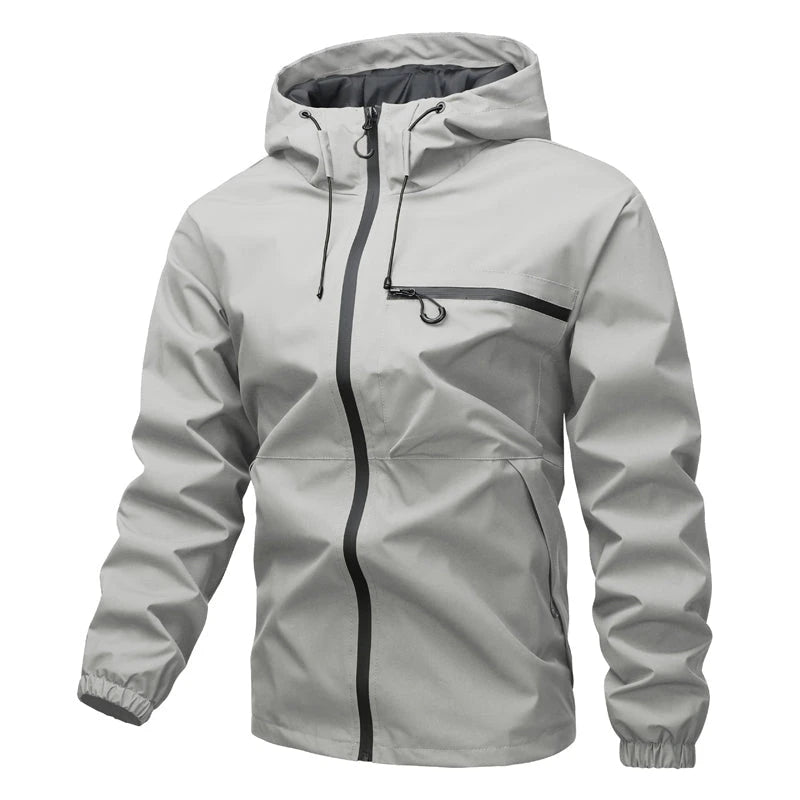 Mens Outdoor Waterproof Hooded Jacket