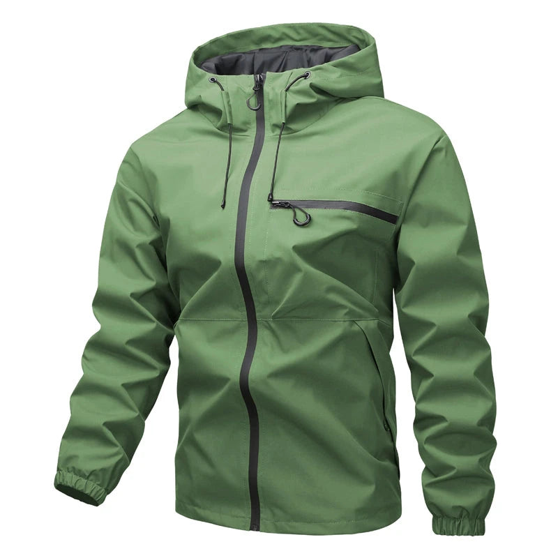 Mens Outdoor Waterproof Hooded Jacket