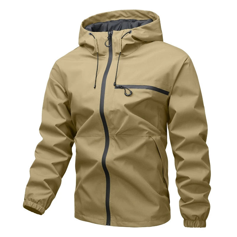 Mens Outdoor Waterproof Hooded Jacket
