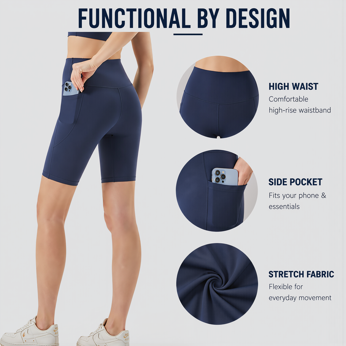 💕Comfortable support, practical storage, and flexible movement — made for everyday wear.