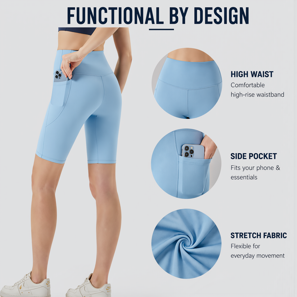 💕Comfortable support, practical storage, and flexible movement — made for everyday wear.