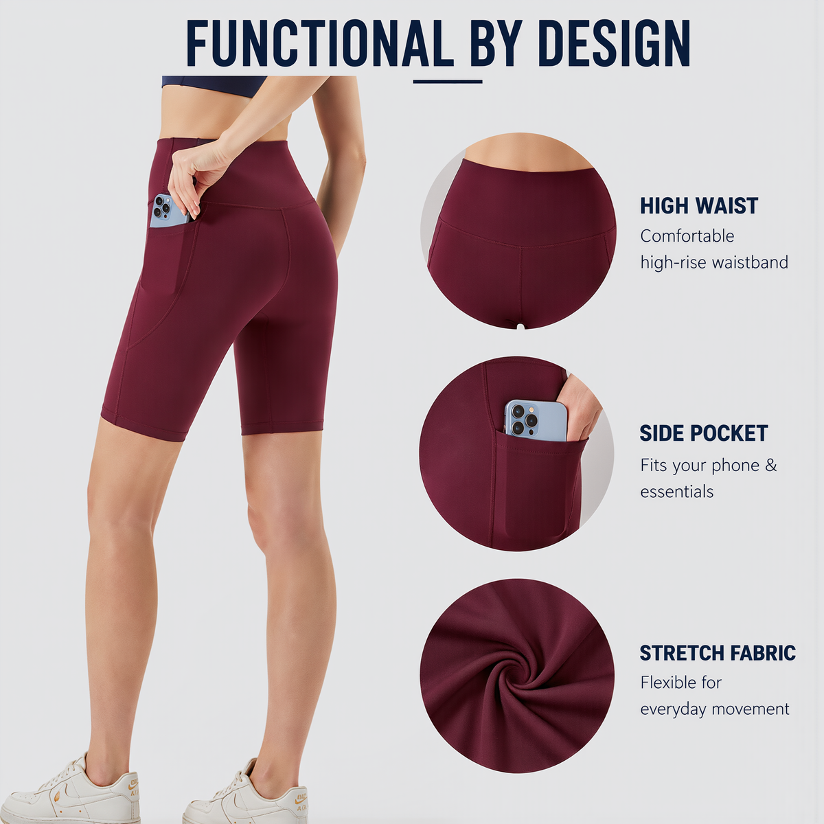 💕Comfortable support, practical storage, and flexible movement — made for everyday wear.