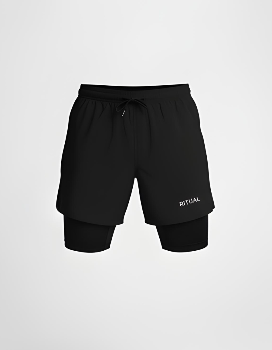 Quick-Dry Athletic Shorts with Built-In Liner and Phone Pocket