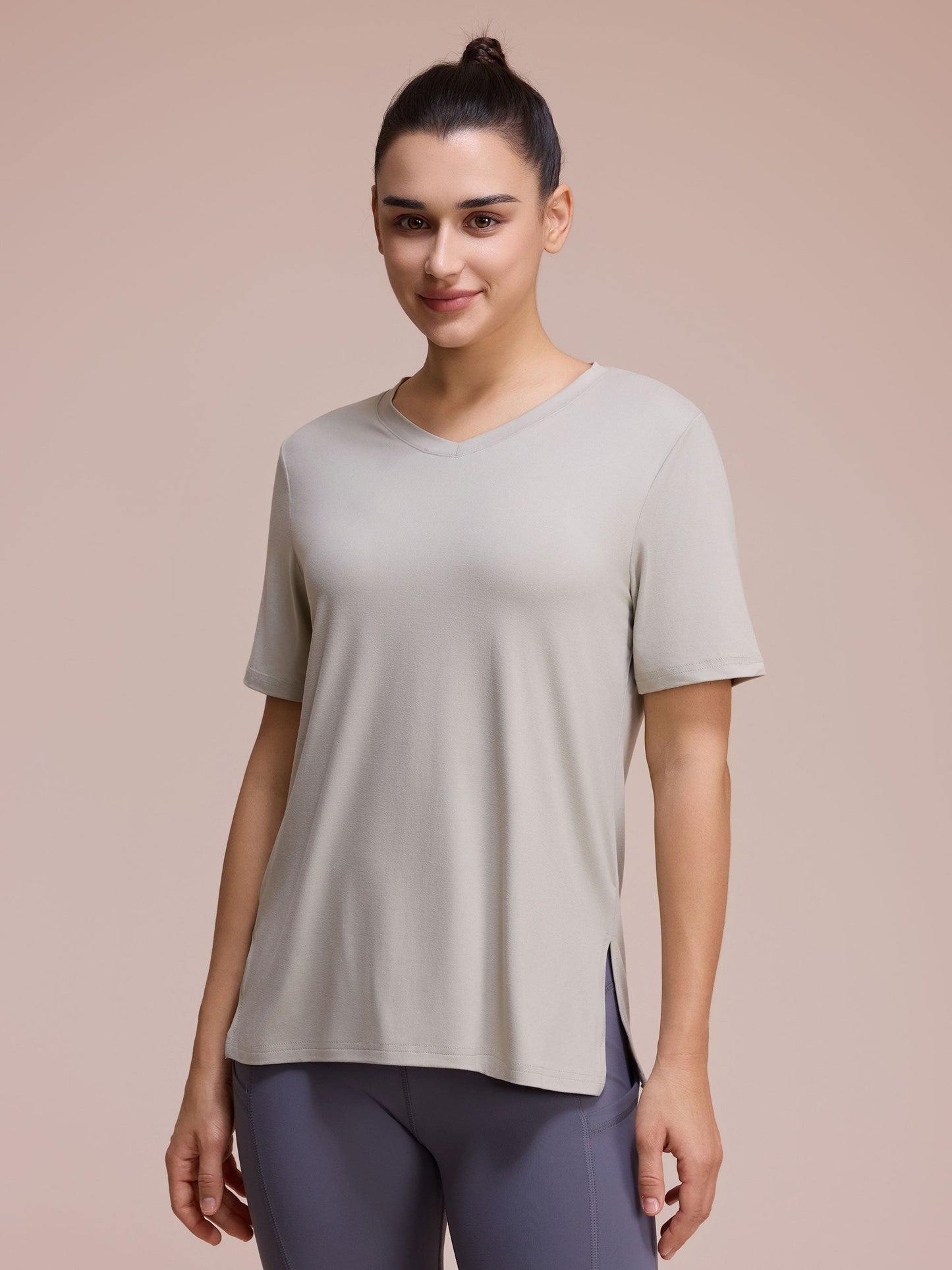 SHOWITTY 3-Pack Plus Size V-Neck T-Shirts for Women – Lightweight, Loose Fit Summer Essentials