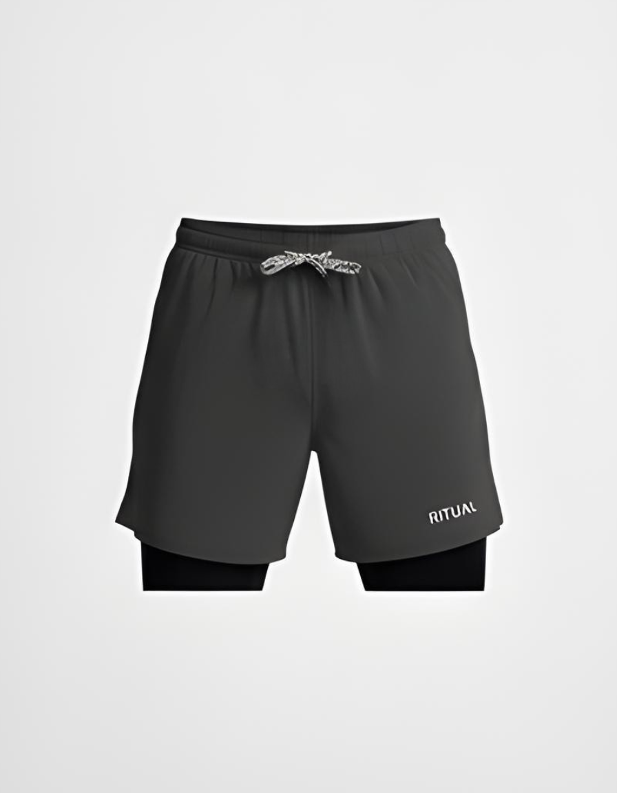 Quick-Dry Athletic Shorts with Built-In Liner and Phone Pocket