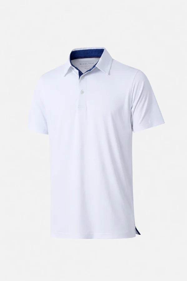 Men's Short‑Sleeve Polo Shirt, Breathable Casual Golf Shirt, Regular‑Fit Daily Wear Top